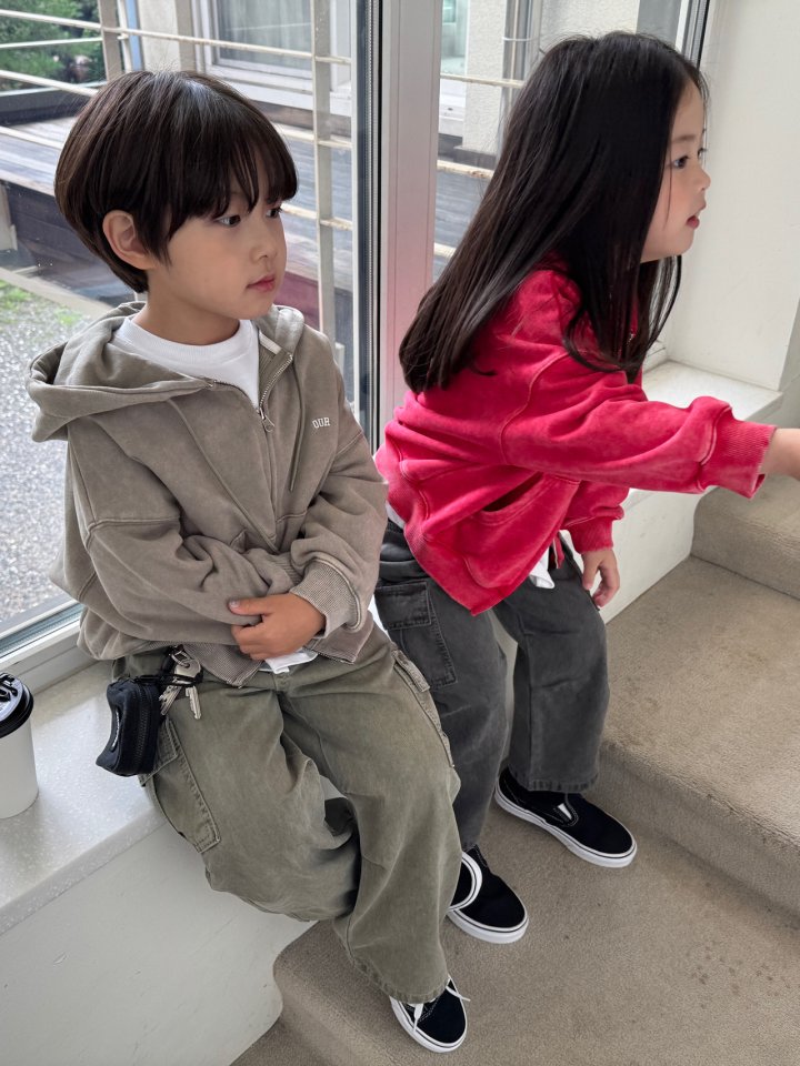 Our - Korean Children Fashion - #childofig - Stonewashed Hoodie - 11