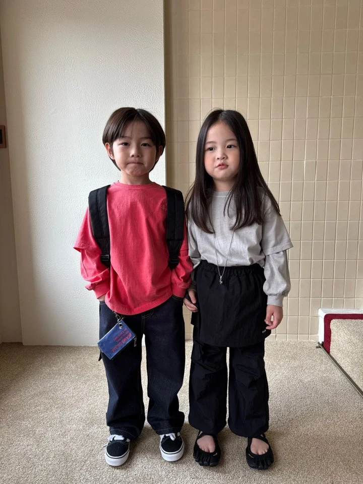 Our - Korean Children Fashion - #childofig - Layered Dye Tee - 8