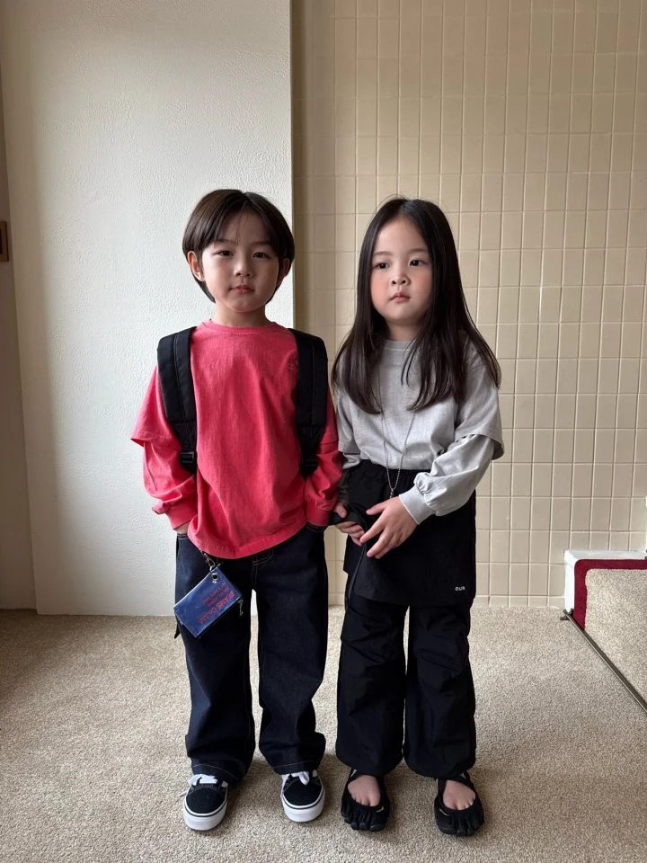 Our - Korean Children Fashion - #childofig - Layered Dye Tee - 9