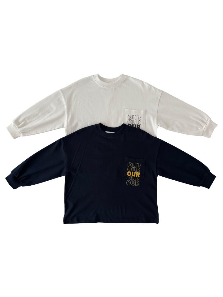 Our - Korean Children Fashion - #childofig - Pocket Logo Tee