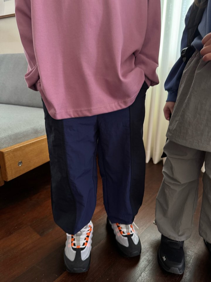 Our - Korean Children Fashion - #childofig - Line Block Pants - 5