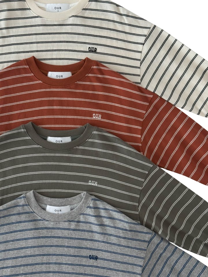 Our - Korean Children Fashion - #childrensboutique - Polestriped Tee - 3