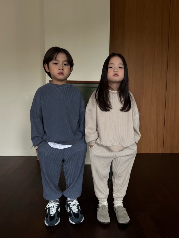Our - Korean Children Fashion - #childrensboutique - Pigment Waffle Set (Kids) - 11