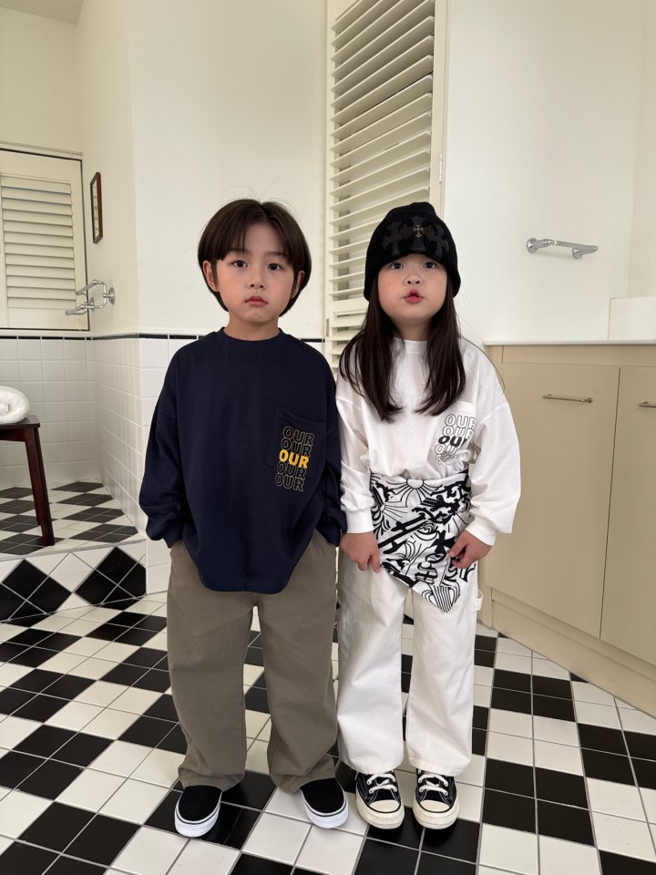 Our - Korean Children Fashion - #childrensboutique - Pocket Logo Tee - 4