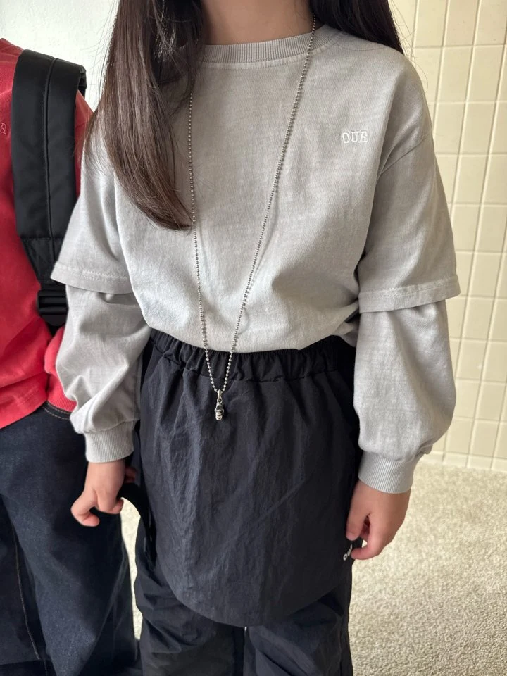 Our - Korean Children Fashion - #discoveringself - Layered Dye Tee - 12