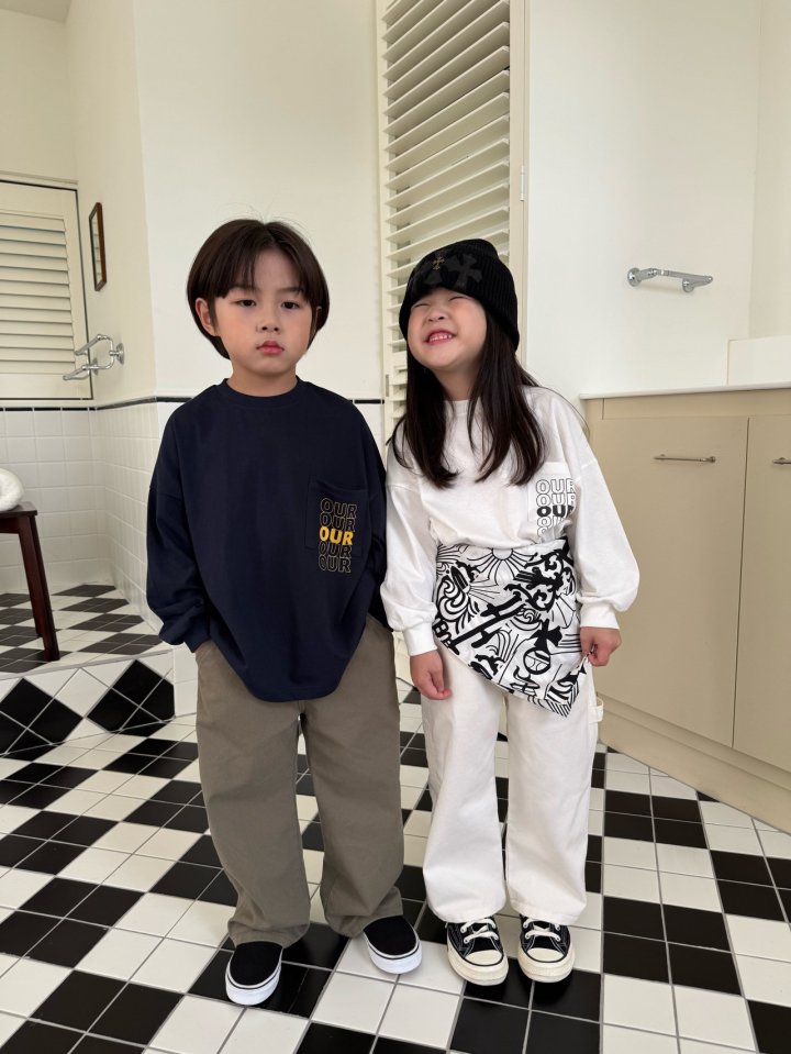 Our - Korean Children Fashion - #discoveringself - Pocket Logo Tee - 5
