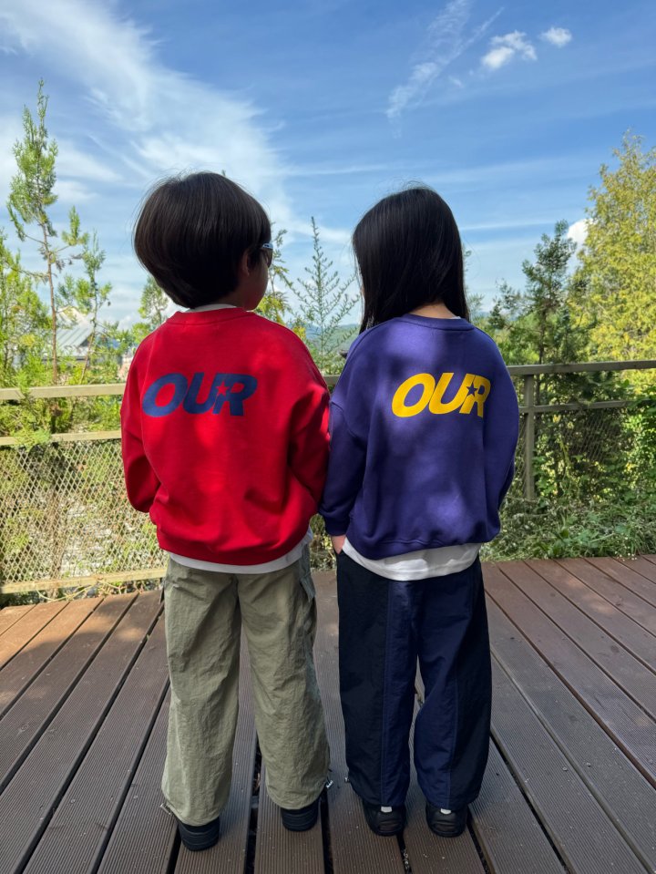 Our - Korean Children Fashion - #discoveringself - Big Logo Sweatshirt - 6