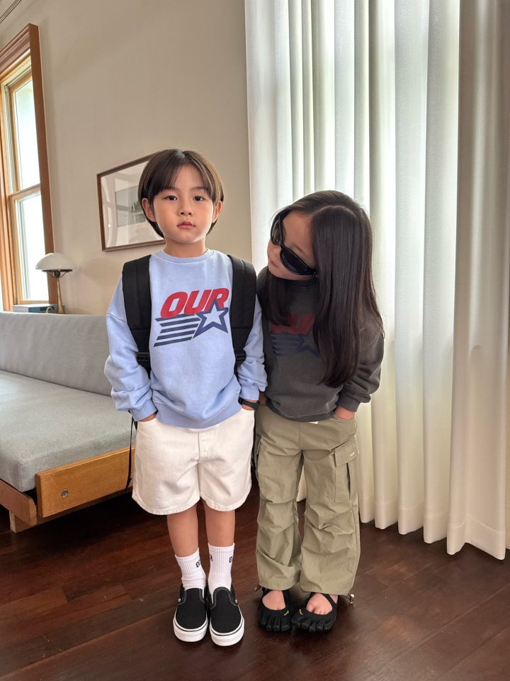 Our - Korean Children Fashion - #discoveringself - Star Dye Sweatshirt - 5