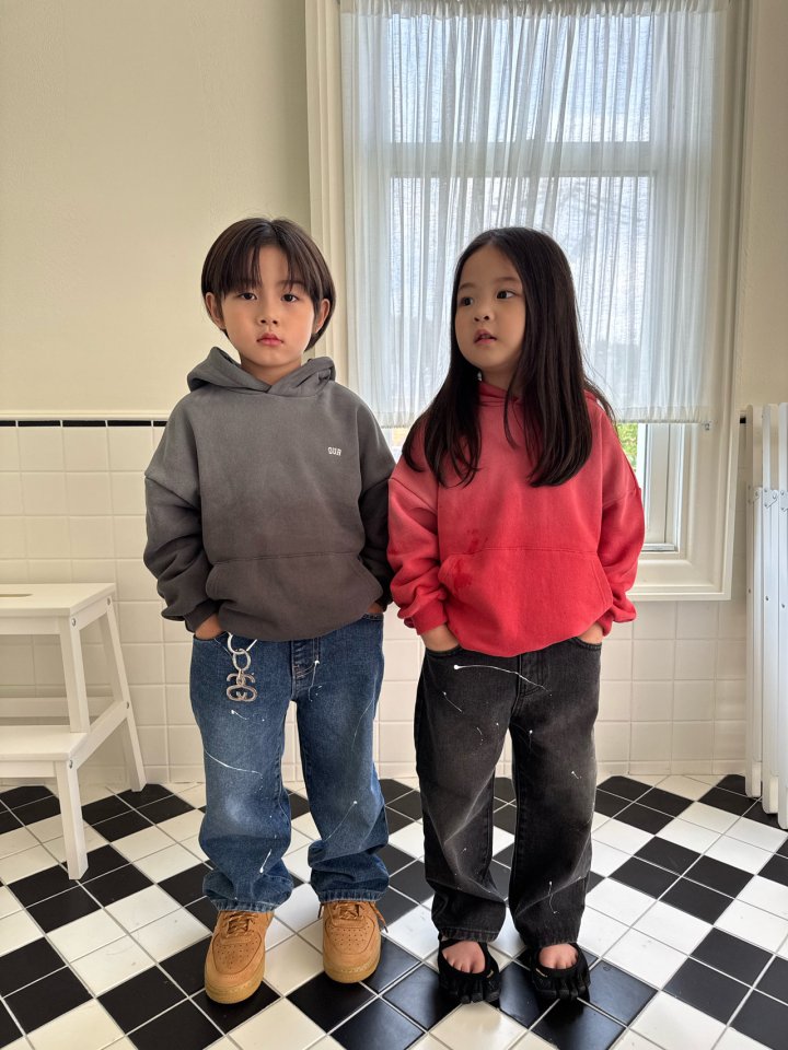 Our - Korean Children Fashion - #fashionkids - Faded Hoodie - 8