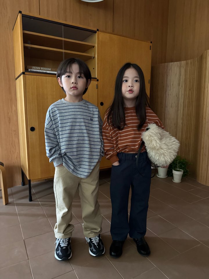 Our - Korean Children Fashion - #fashionkids - Polestriped Tee - 6