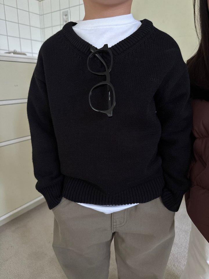 Our - Korean Children Fashion - #fashionkids - Oliver V-Neck Knit - 8