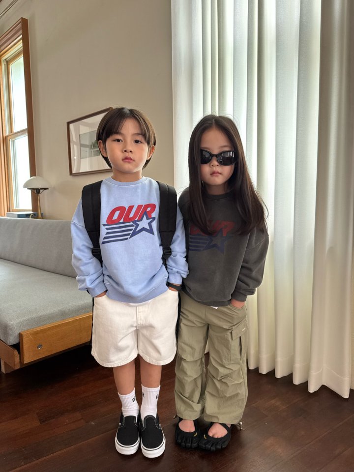 Our - Korean Children Fashion - #fashionkids - Star Dye Sweatshirt - 6