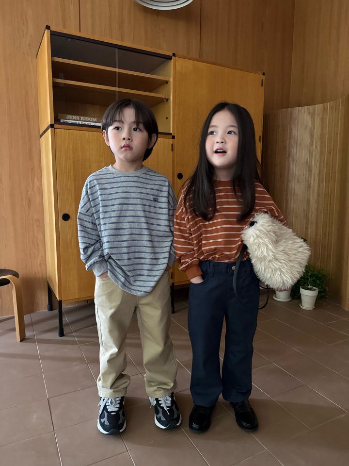 Our - Korean Children Fashion - #kidsstore - Polestriped Tee - 8
