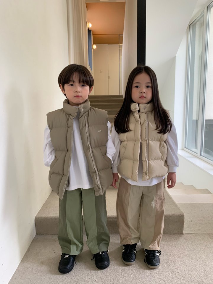 Our - Korean Children Fashion - #kidsstore - Line Block Pants - 11
