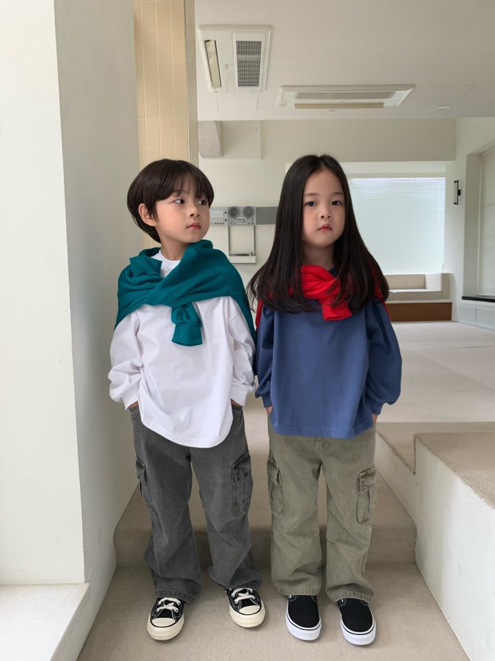 Our - Korean Children Fashion - #littlefashionista - Liner Dye Cargo Pants - 7