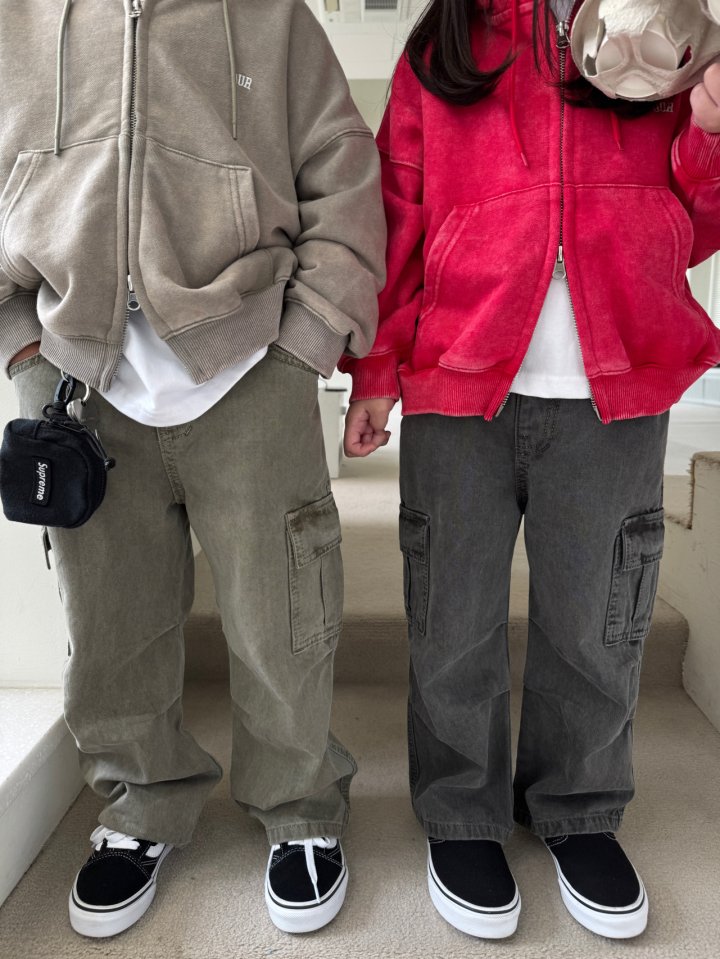 Our - Korean Children Fashion - #littlefashionista - Stonewashed Hoodie - 6