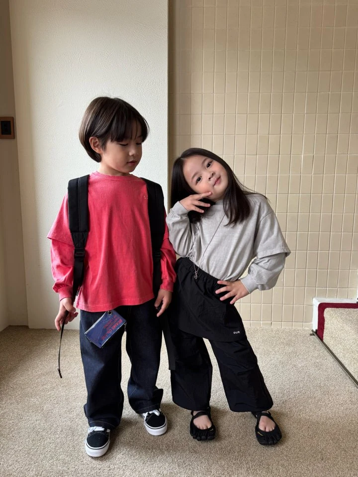 Our - Korean Children Fashion - #Kfashion4kids - Layered Dye Tee - 4