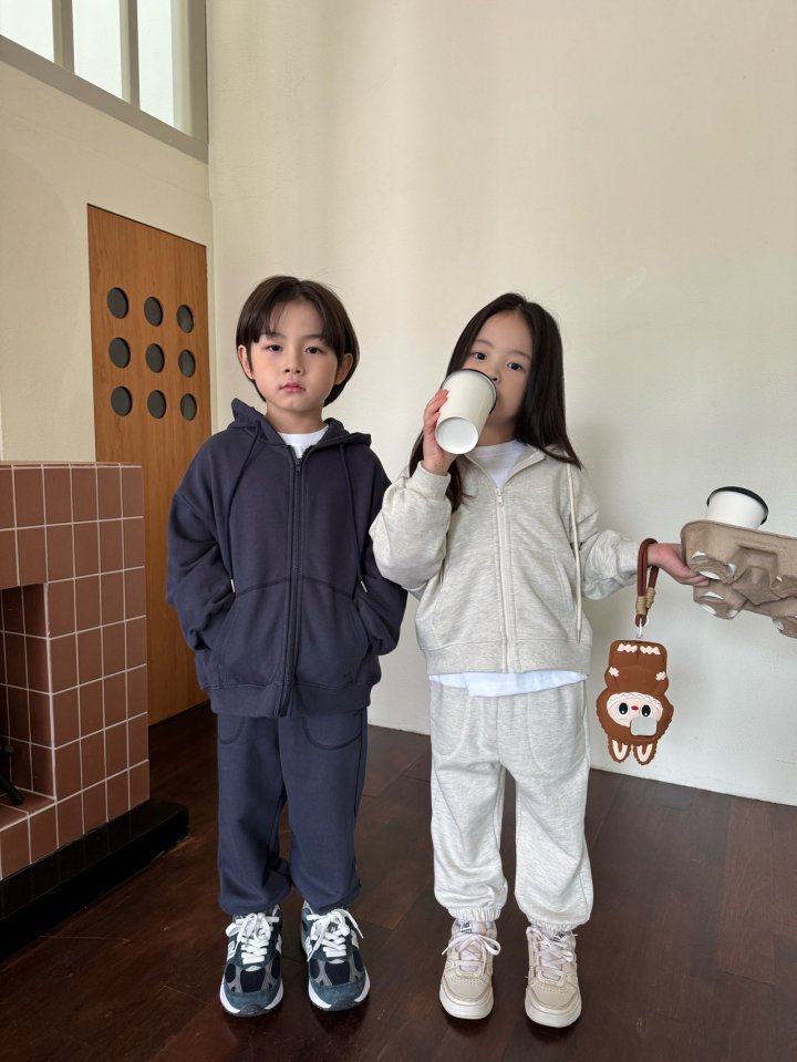 Our - Korean Children Fashion - #littlefashionista - Press Hoodie Set (Junior) - 8