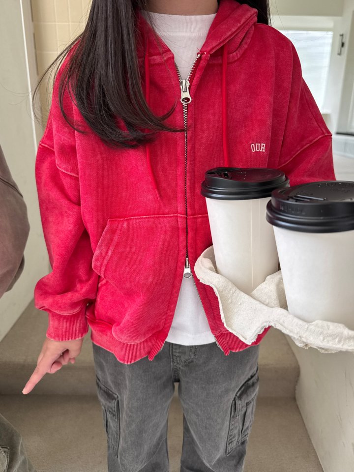 Our - Korean Children Fashion - #magicofchildhood - Stonewashed Hoodie - 7