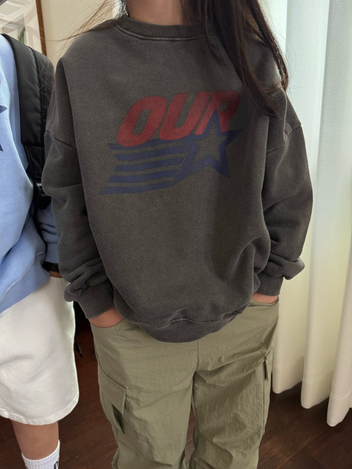 Our - Korean Children Fashion - #magicofchildhood - Star Dye Sweatshirt - 12