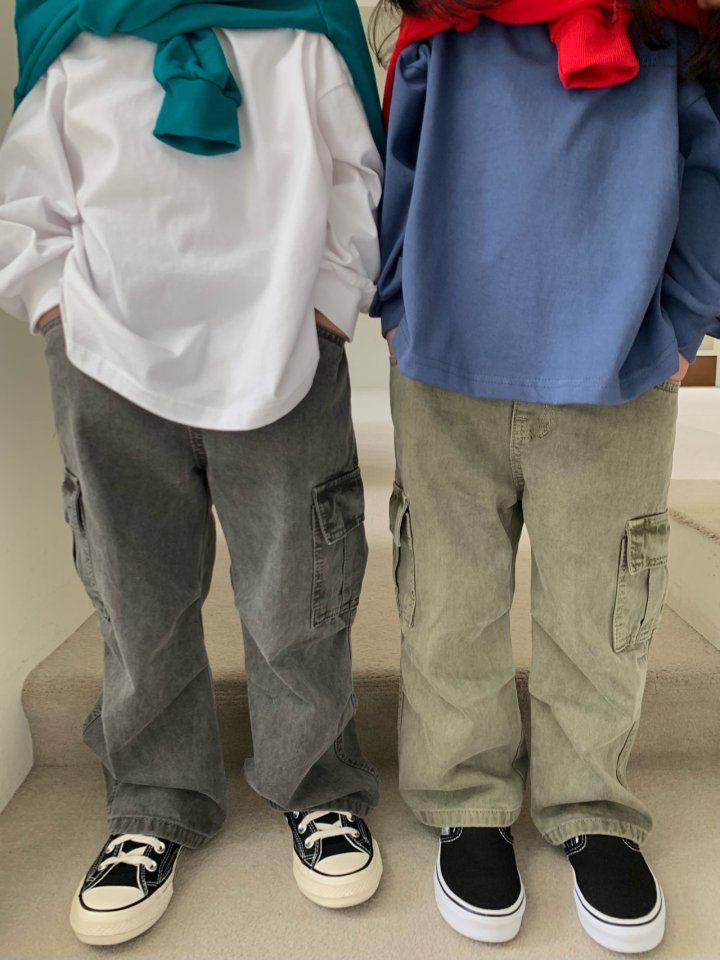 Our - Korean Children Fashion - #minifashionista - Liner Dye Cargo Pants - 9