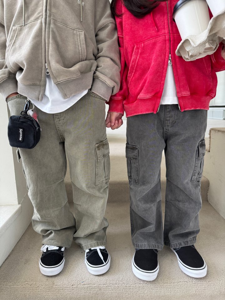 Our - Korean Children Fashion - #minifashionista - Stonewashed Hoodie - 8