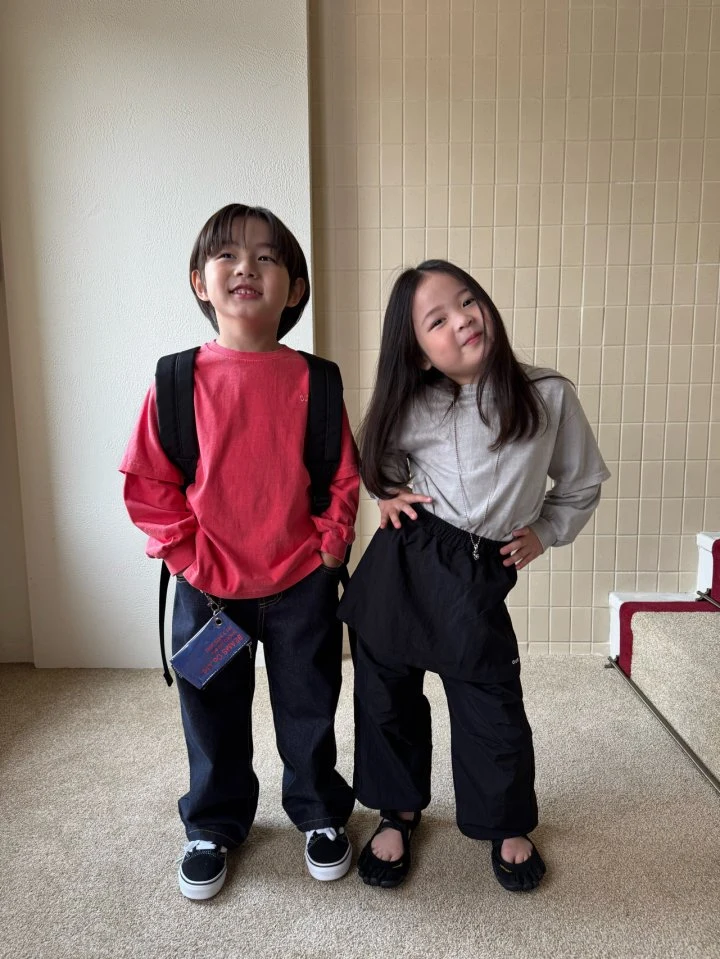 Our - Korean Children Fashion - #minifashionista - Layered Dye Tee - 6