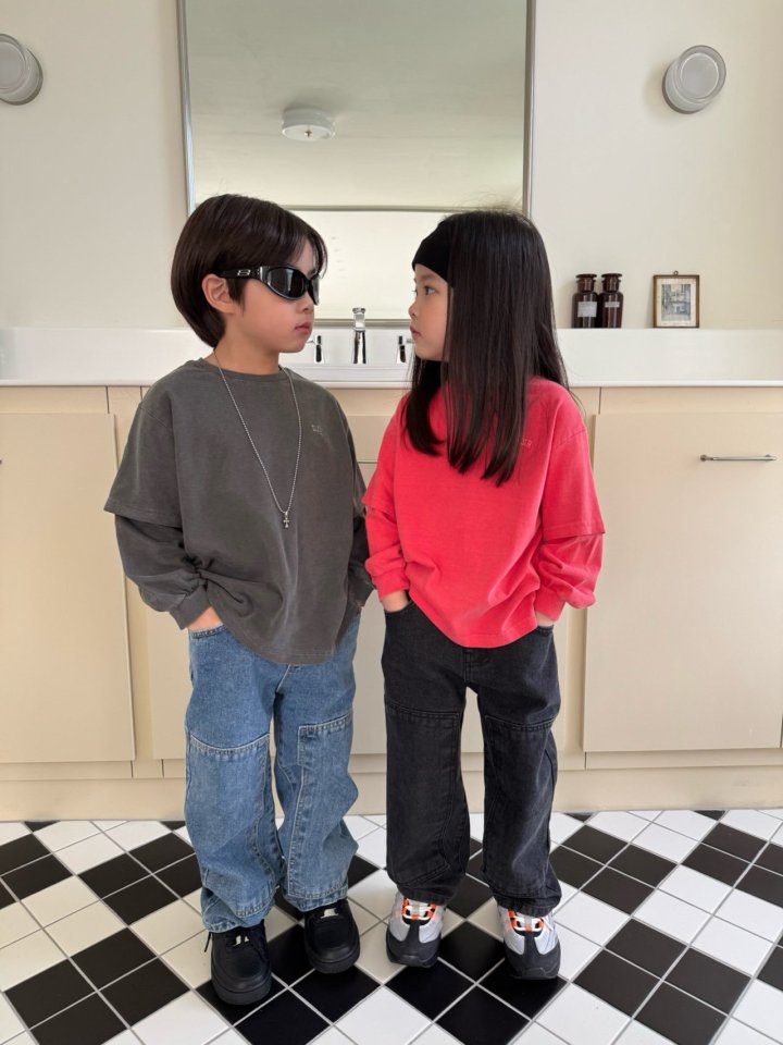 Our - Korean Children Fashion - #minifashionista - Street Denim Pants - 5