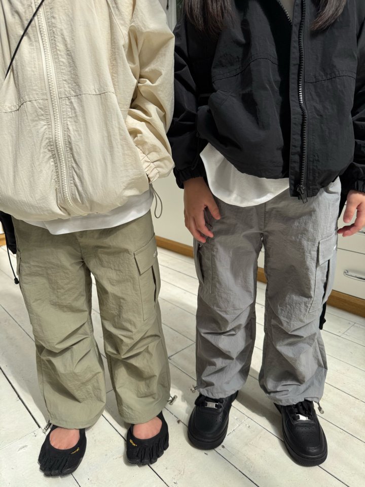 Our - Korean Children Fashion - #magicofchildhood - Windbreaker Pintuck Cargo Pants - 4