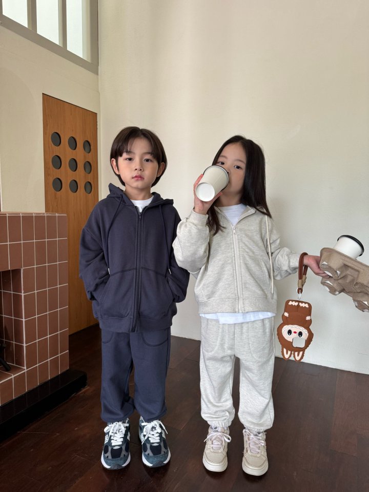 Our - Korean Children Fashion - #minifashionista - Press Hoodie Set (Junior) - 10