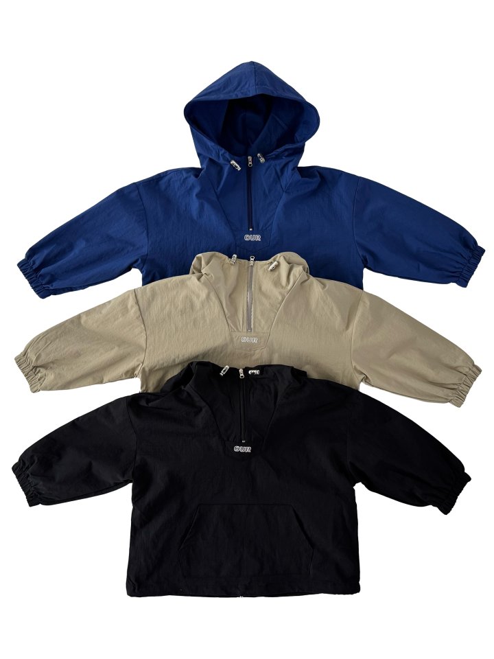 Our - Korean Children Fashion - #prettylittlegirls - Anorak Hoodie