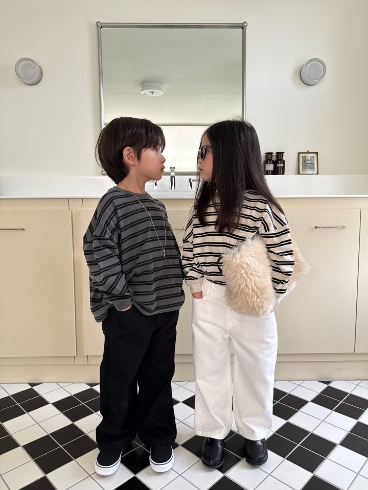 Our - Korean Children Fashion - #prettylittlegirls - Pigmented Stripe Tee - 7