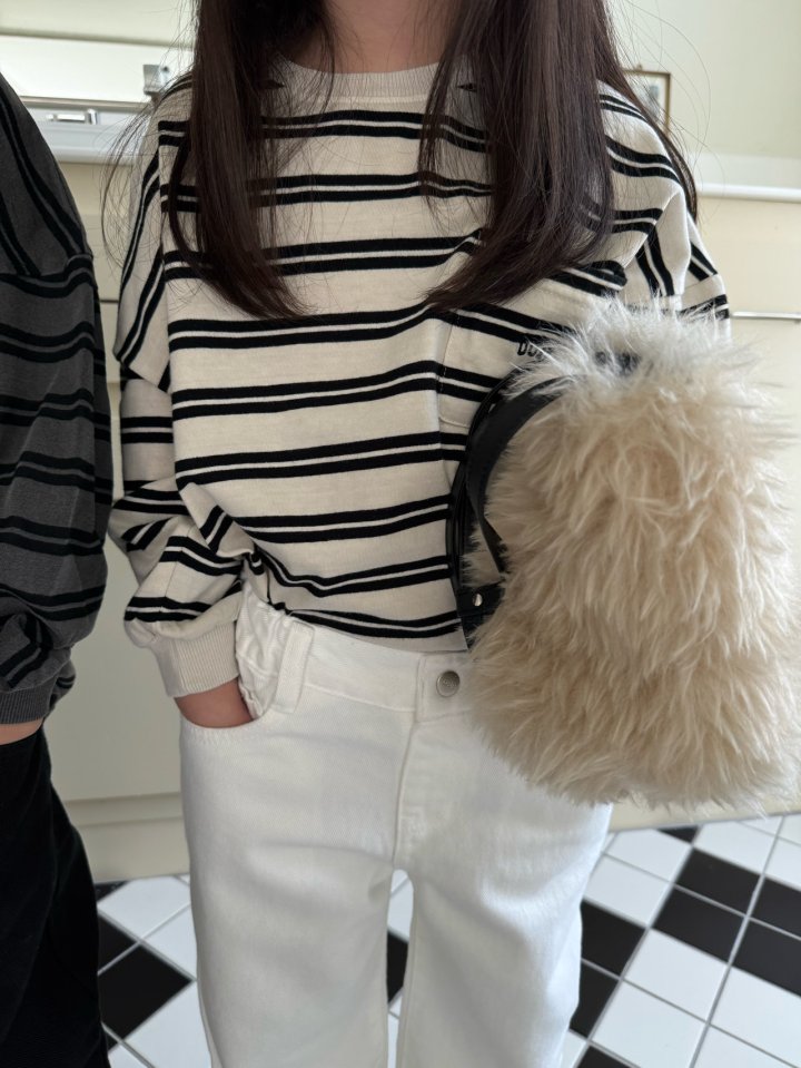 Our - Korean Children Fashion - #stylishchildhood - Pigmented Stripe Tee - 10