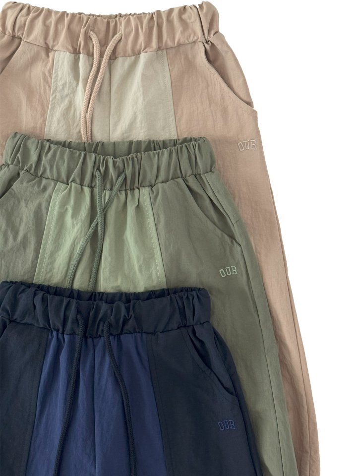 Our - Korean Children Fashion - #toddlerclothing - Line Block Pants - 4