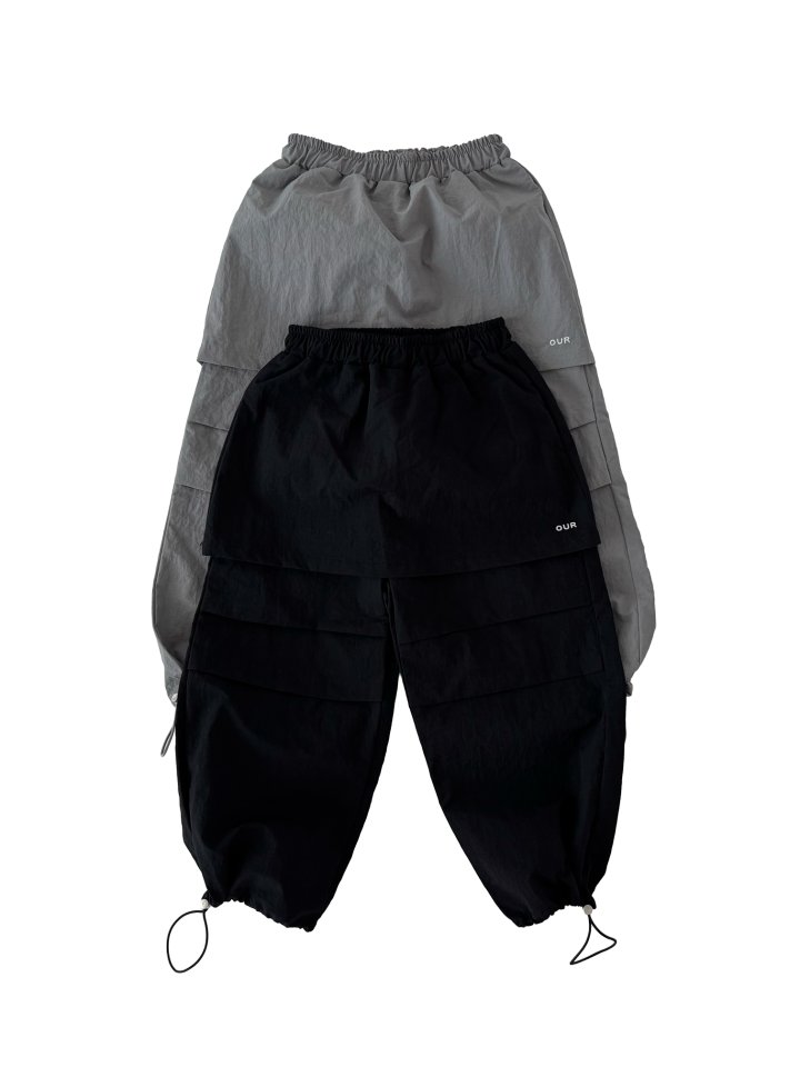 Our - Korean Children Fashion - #todddlerfashion - Wrap Layered Pants - 3