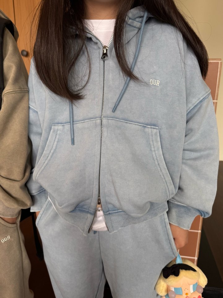 Our - Korean Children Fashion - #todddlerfashion - Stonewashed Joggers - 12
