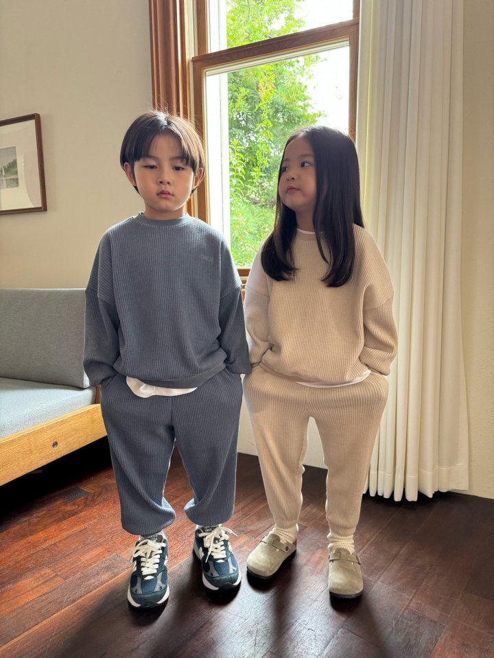 Our - Korean Children Fashion - #todddlerfashion - Pigment Waffle Set (Kids) - 7