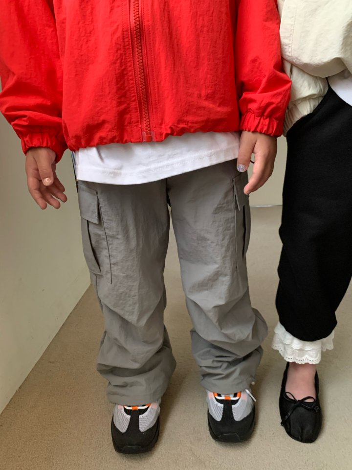 Our - Korean Children Fashion - #toddlerclothing - Windbreaker Pintuck Cargo Pants - 7