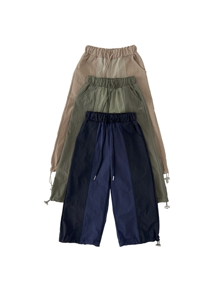 Our - Korean Children Fashion - #toddlerclothing - Line Block Pants - 3