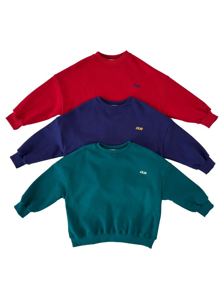 Our - Korean Children Fashion - #toddlerclothing - Big Logo Sweatshirt