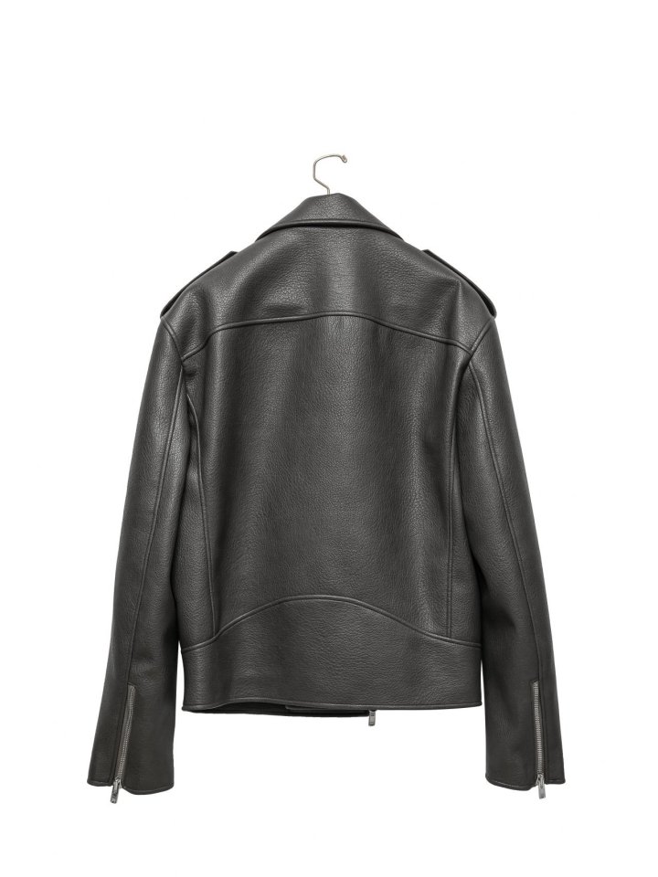 Paper Moon - Korean Women Fashion - #pursuepretty - Oversized Chunky Zipped Vegan Biker Jacket - 9