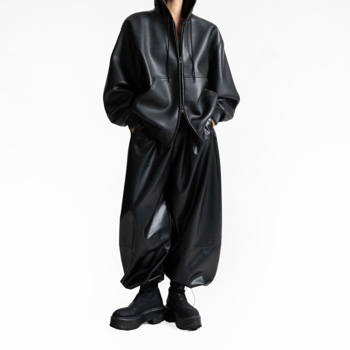 Paper Moon - Korean Women Fashion - #restrostyle - Vegan Volume Jogger Pants - 6