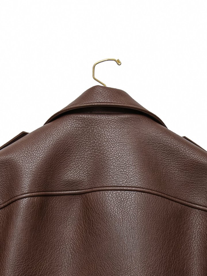 Paper Moon - Korean Women Fashion - #shopsmall - Oversized Chunky Zipped Vegan Biker Jacket - 9