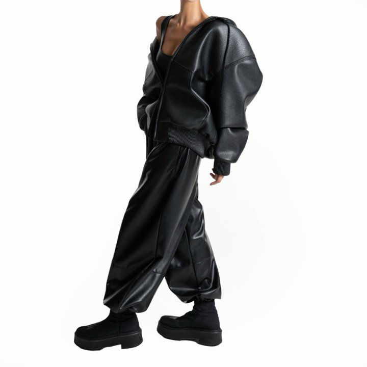 Paper Moon - Korean Women Fashion - #shopsmall - Vegan Volume Jogger Pants - 8