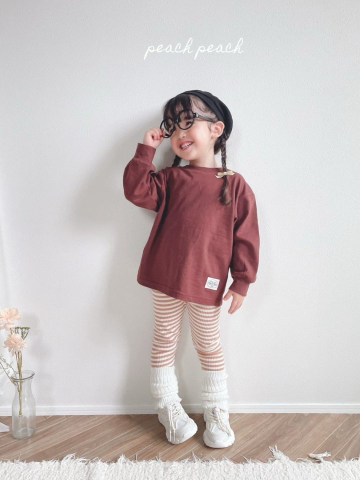 Peach Peach - Korean Children Fashion - #Kfashion4kids - Mocha St Leggings - 12