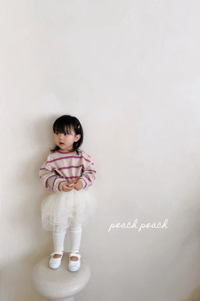 Peach Peach - Korean Children Fashion - #Kfashion4kids - Macaron Tee - 6