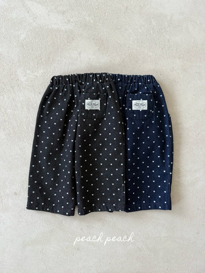 Peach Peach - Korean Children Fashion - #Kfashion4kids - Love Is Denim Pants - 3