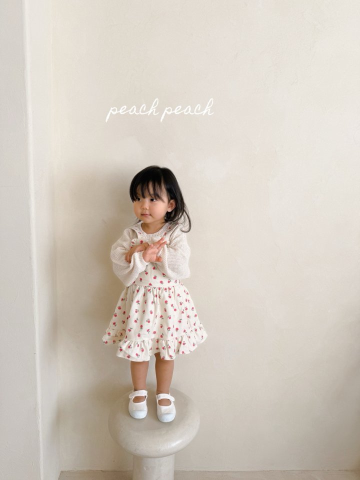 Peach Peach - Korean Children Fashion - #childofig - Rosy One-piece - 10