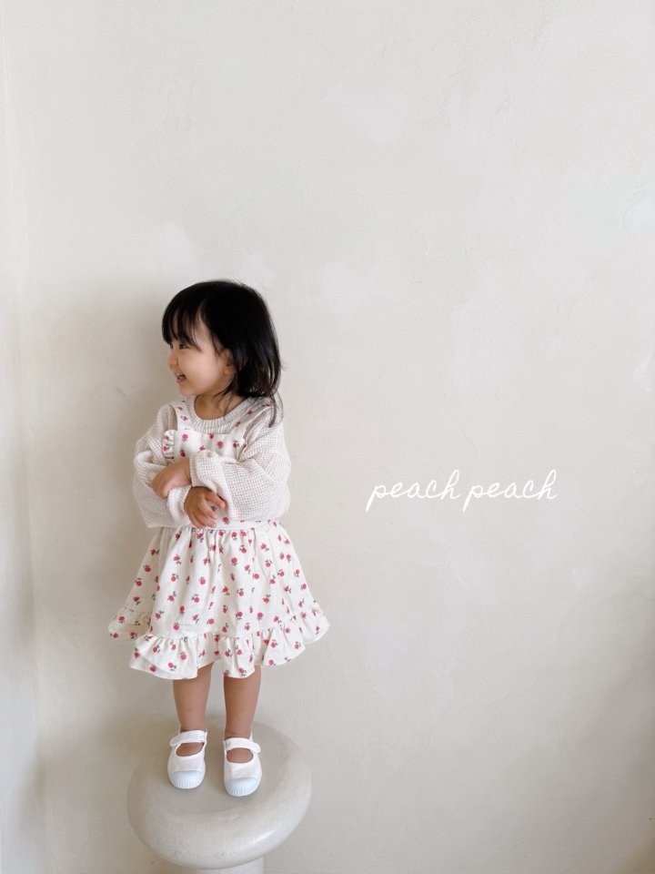 Peach Peach - Korean Children Fashion - #childofig - Rosy One-piece - 9
