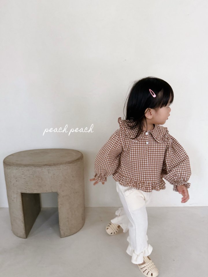 Peach Peach - Korean Children Fashion - #childofig - Brownie Blouse - 7